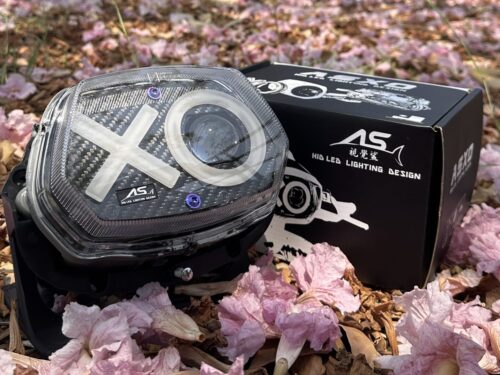 AS-XOV1 handmade Vespa Sprint matrix projector headlight, the original ASXO model