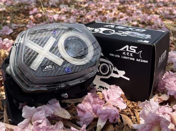 AS-XOV1 handmade Vespa Sprint matrix projector headlight, the original ASXO model