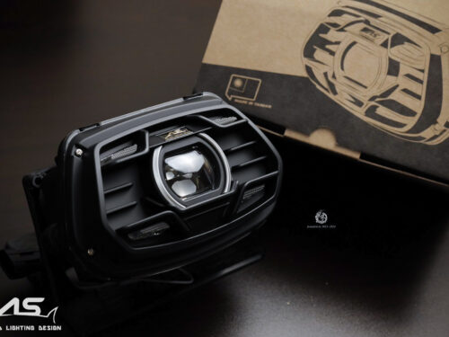 AS-T1 matrix projector headlight for Vespa Sprint with repaintable trim panel